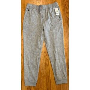 GAIAM Sweatpants Men's Large Gray Sleet Heather Chill Flex Jogger Yoga $62 NWT